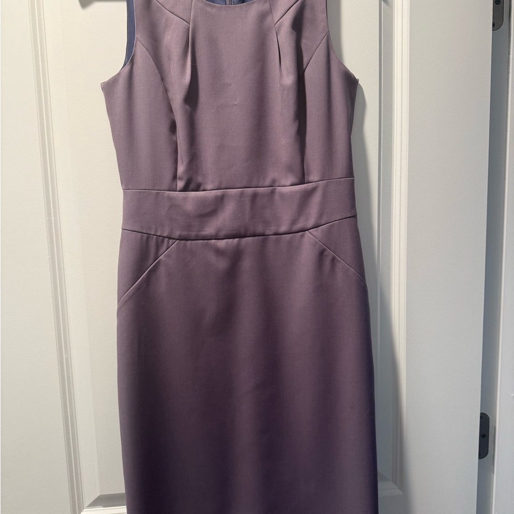 J. Crew Suiting Lavender Shift Dress